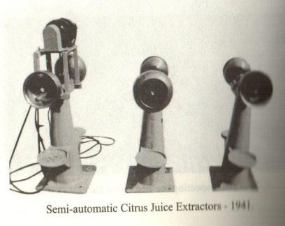 Semi-Automatic Citrus Juice Extractors, 1941